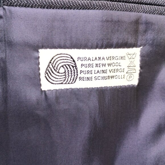 Naldini Italy Super 120s Virgin Wool Gray Blazer Sport Coat 50R Made in Italy - Picture 9 of 11